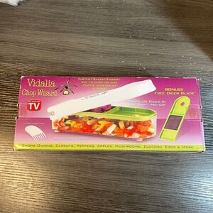 Vidalia Chop Wizard Kitchen Food Chopper Dicer With Bonus Blade